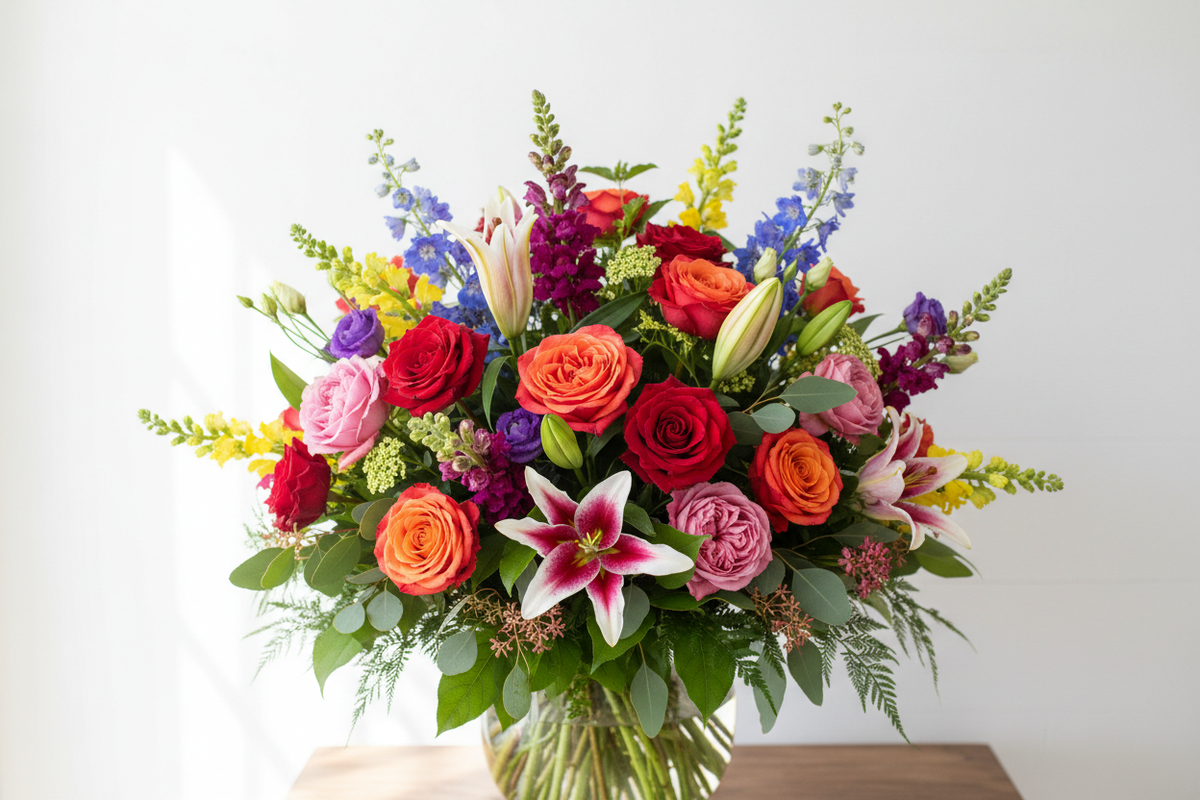 Buqeta me lule te fresketa 